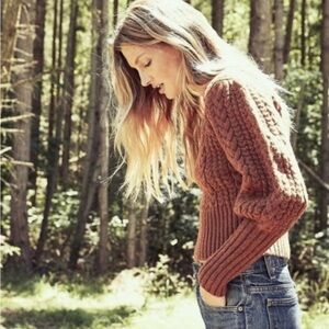 Doen Cable Knit Sweater - Brown